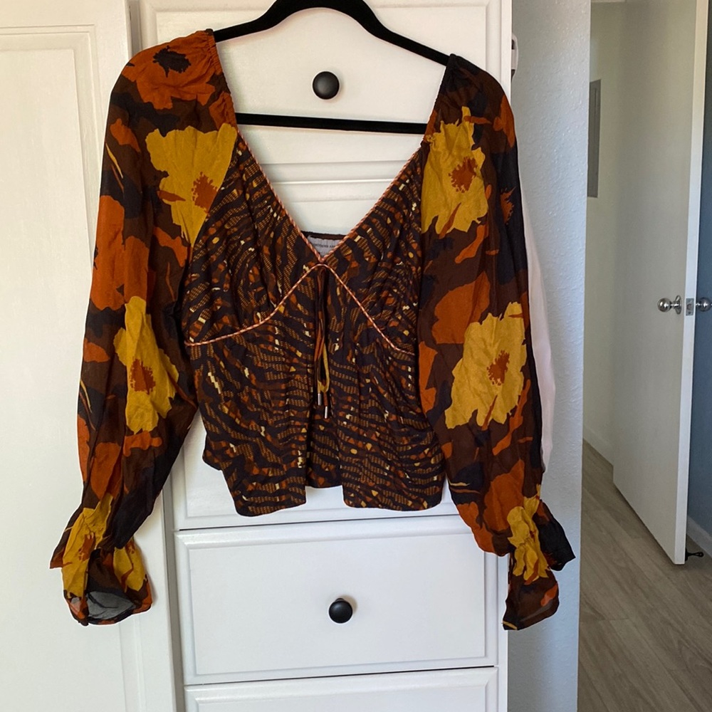Anthropologie Beautiful fall long sleeve top